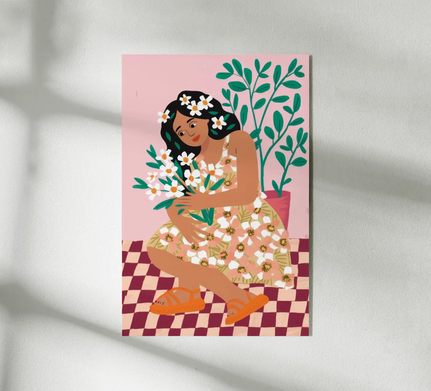 Bloemenvreugde acryl van Twilight Muse