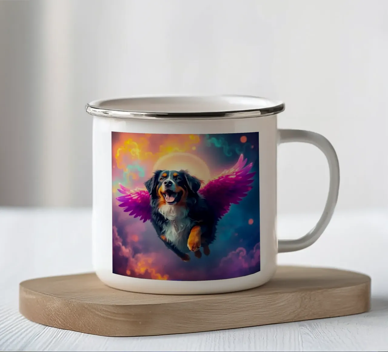 Un angelo del cielo #67 tazza in smalto da Yumis.Beargang.and.Me