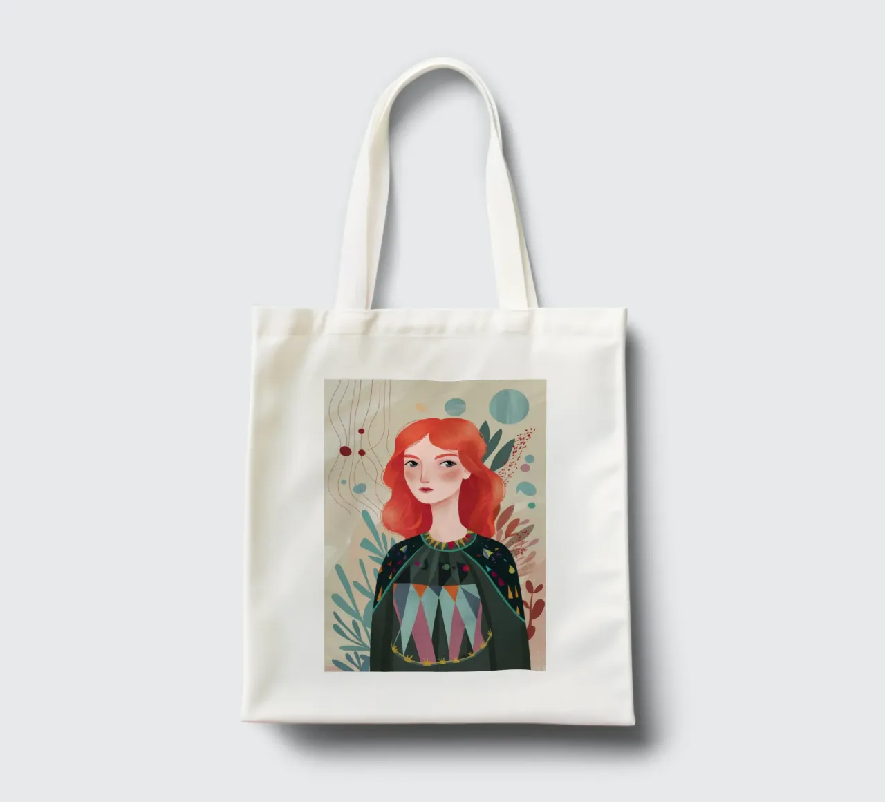 Abstract Reflection tote bag by Twilight Muse