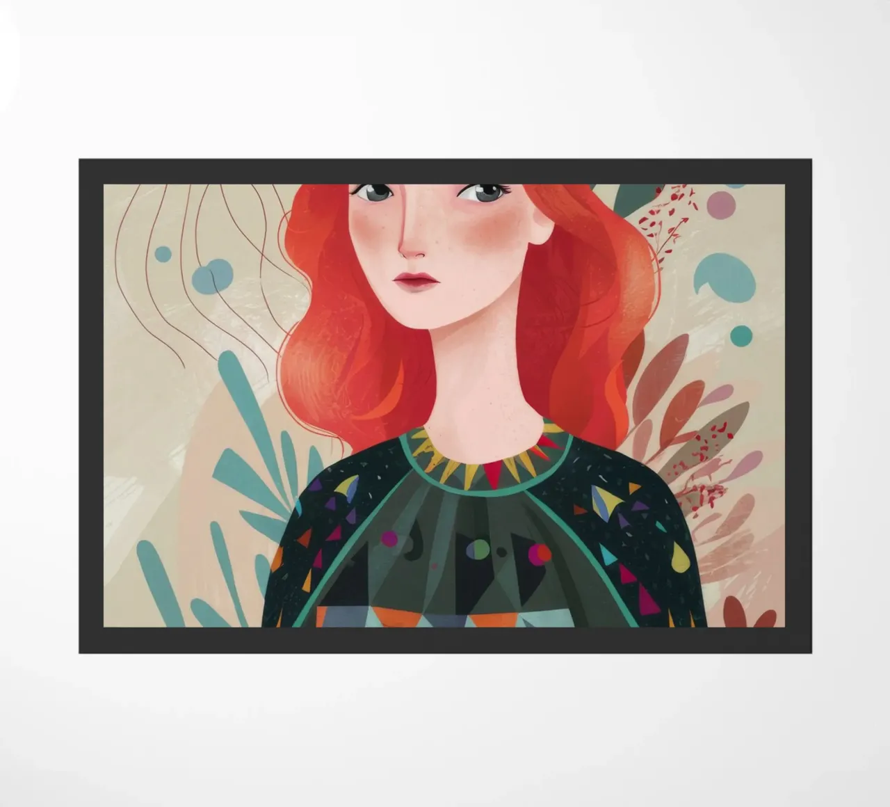 Riflessione astratta zerbino da Twilight Muse