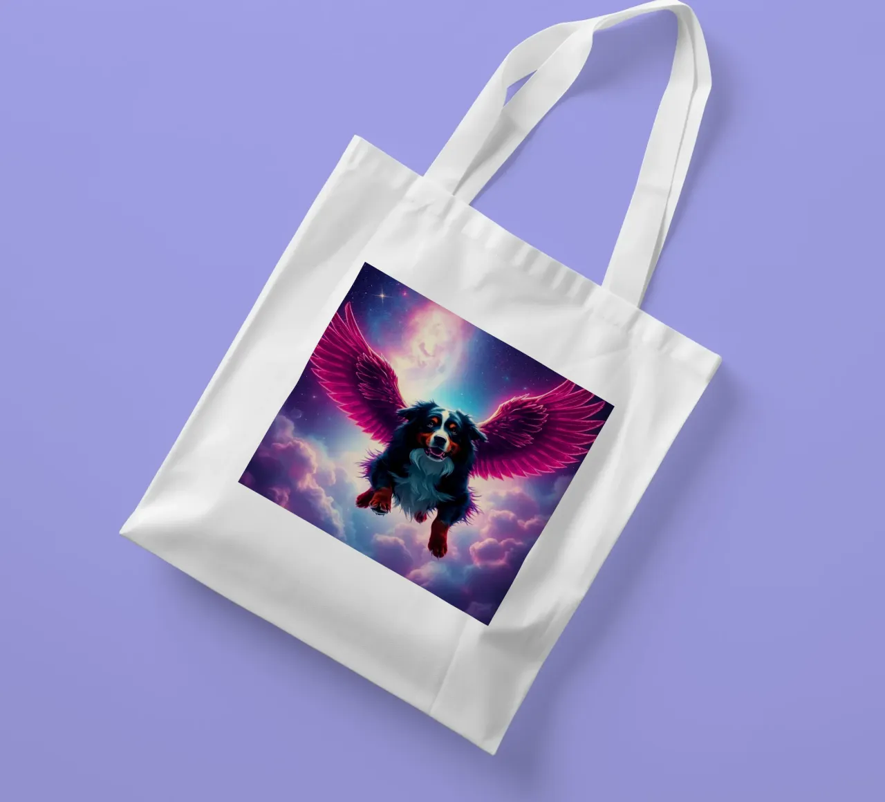 Un angelo del cielo #69 borsa in juta da Yumis.Beargang.and.Me