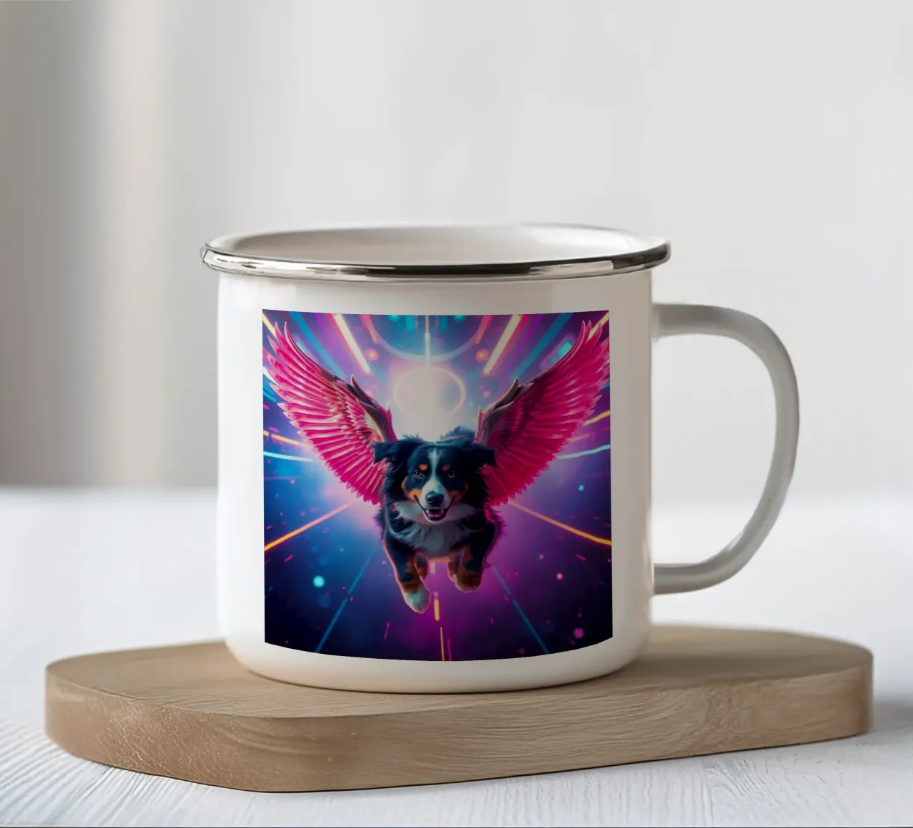 Un angelo del cielo #70 tazza in smalto da Yumis.Beargang.and.Me
