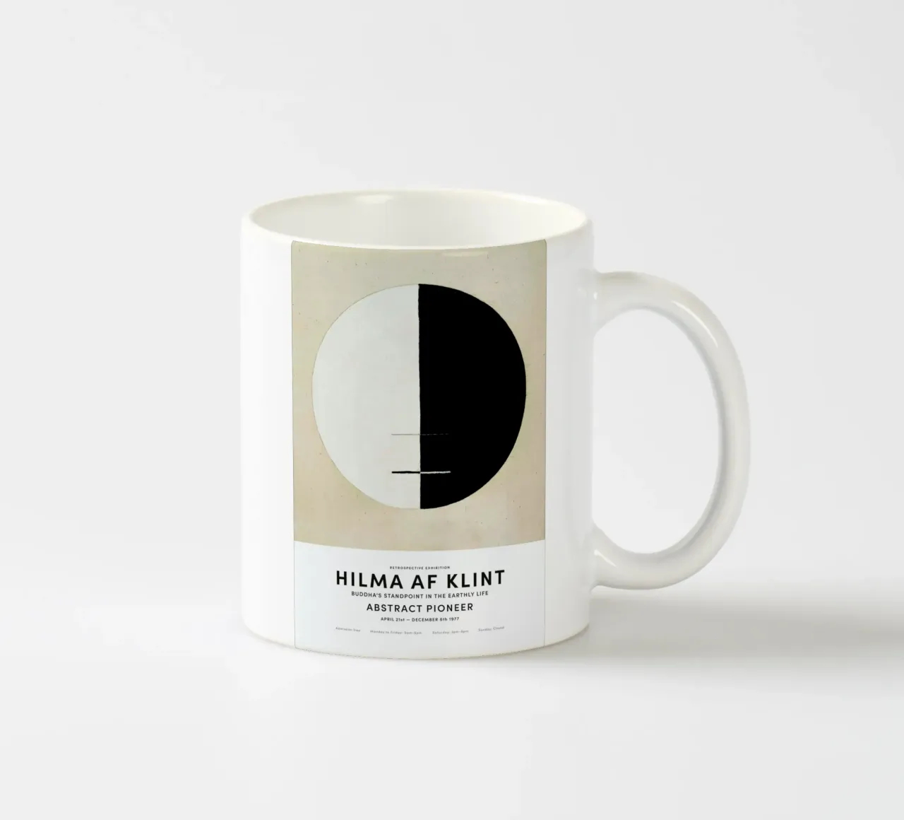 Hilma af Klint - Buddha's Standpoint in the Earthly Life II tazza in ceramica da Vintage by JUNIQE