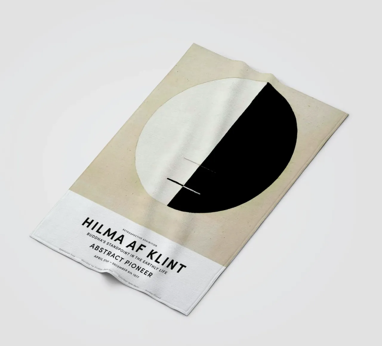 Hilma af Klint - Buddha's Standpoint in the Earthly Life II coperta in pile da Vintage by JUNIQE