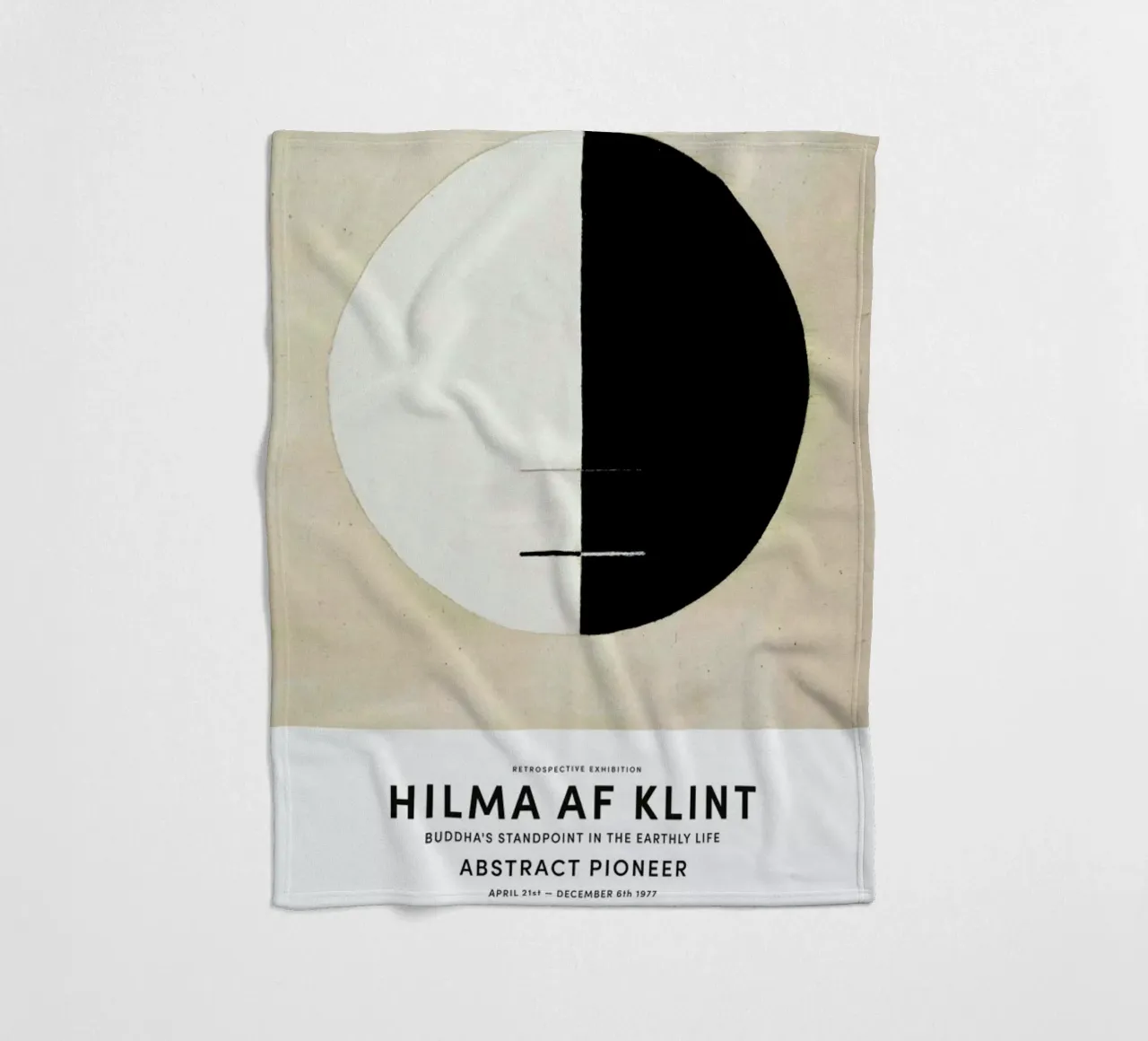 Hilma af Klint - Buddha's Standpoint in the Earthly Life II coperta in pile da Vintage by JUNIQE