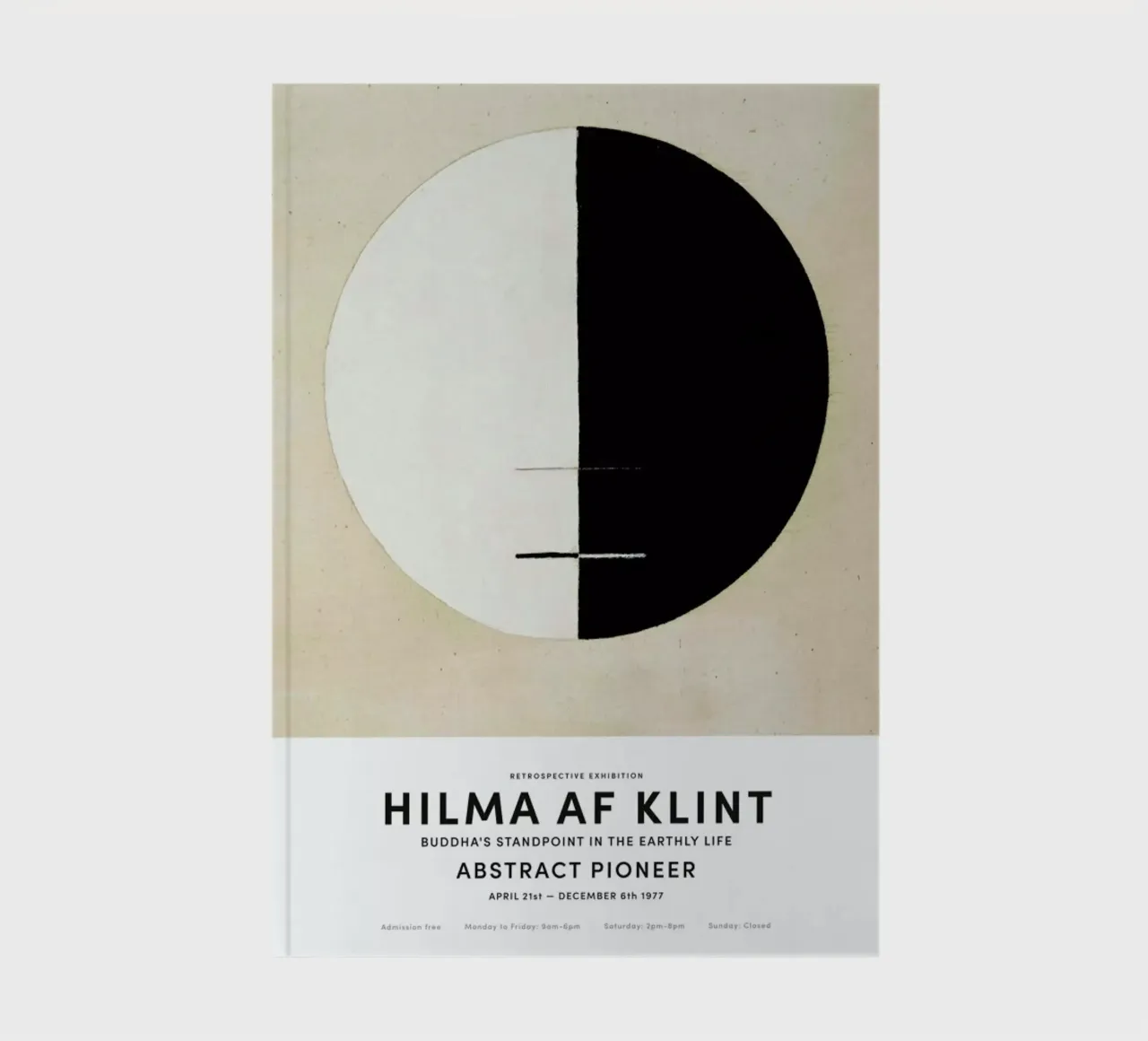 Hilma af Klint - Buddha's Standpoint in the Earthly Life II carnet de notes de Vintage by JUNIQE