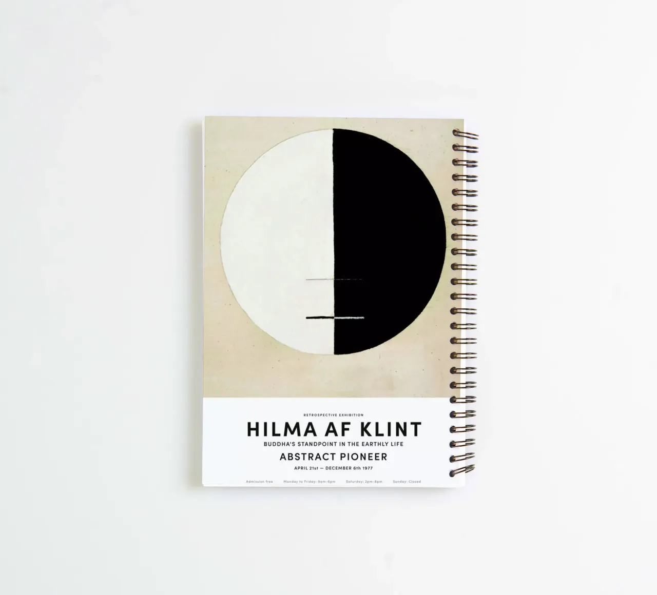 Hilma af Klint - Buddha's Standpoint in the Earthly Life II spiral notebook by Vintage by JUNIQE