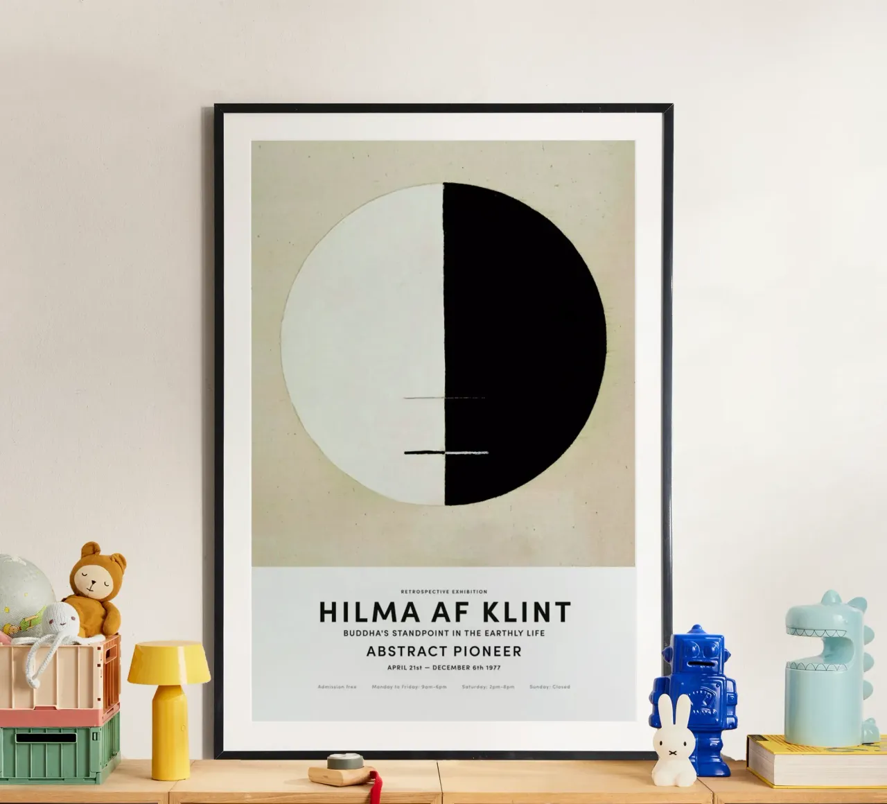 Hilma af Klint - Buddha's Standpoint in the Earthly Life II carta hahnemühle da Vintage by JUNIQE