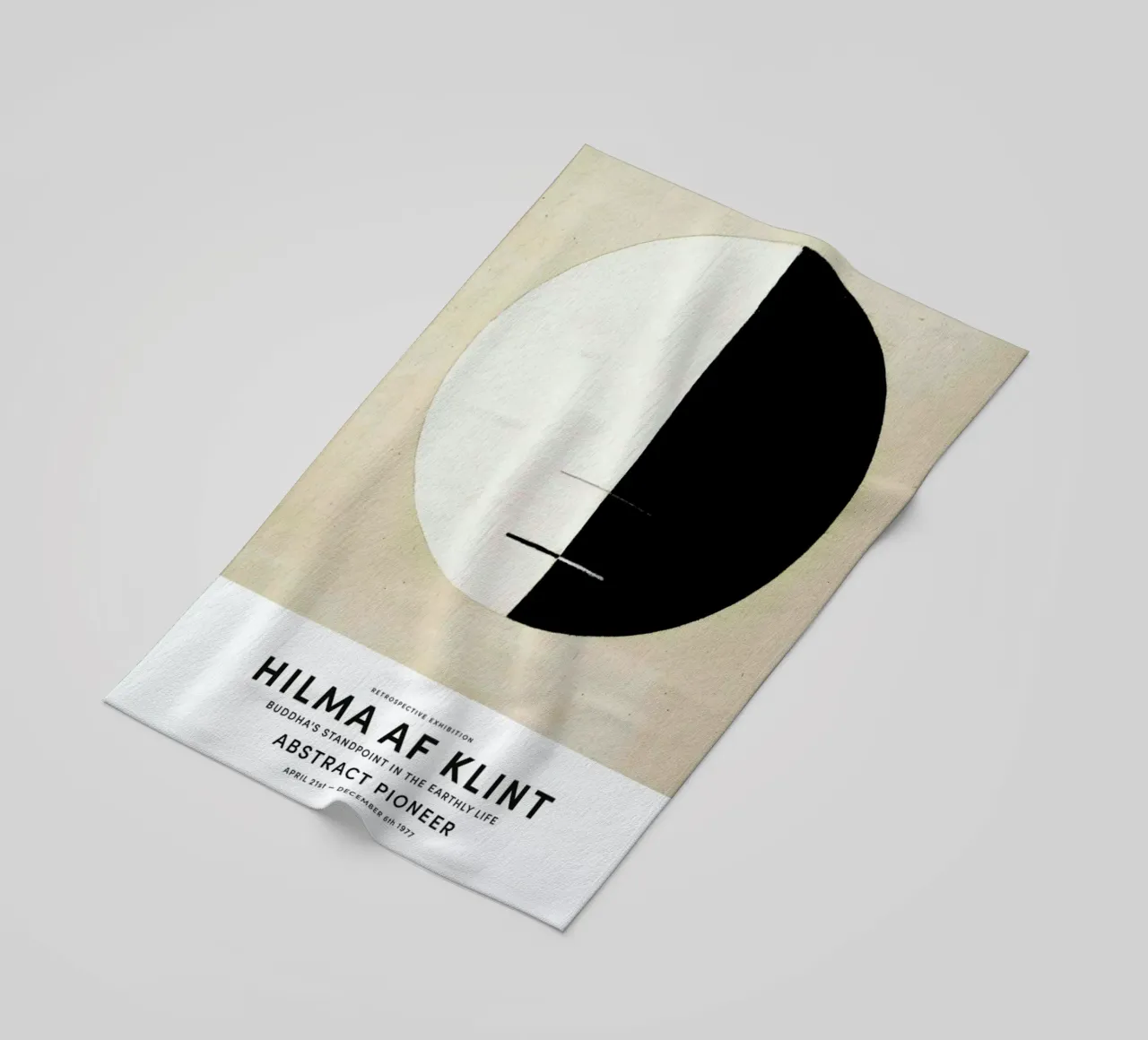 Hilma af Klint - Buddha's Standpoint in the Earthly Life II telo mare da Vintage by JUNIQE
