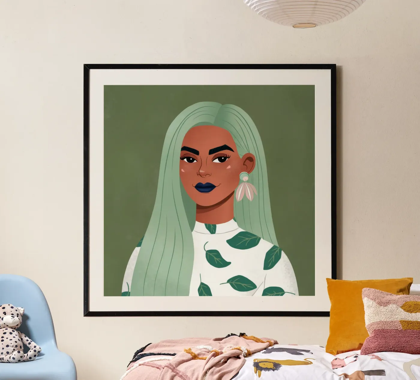 Green Elegance poster by Twilight Muse