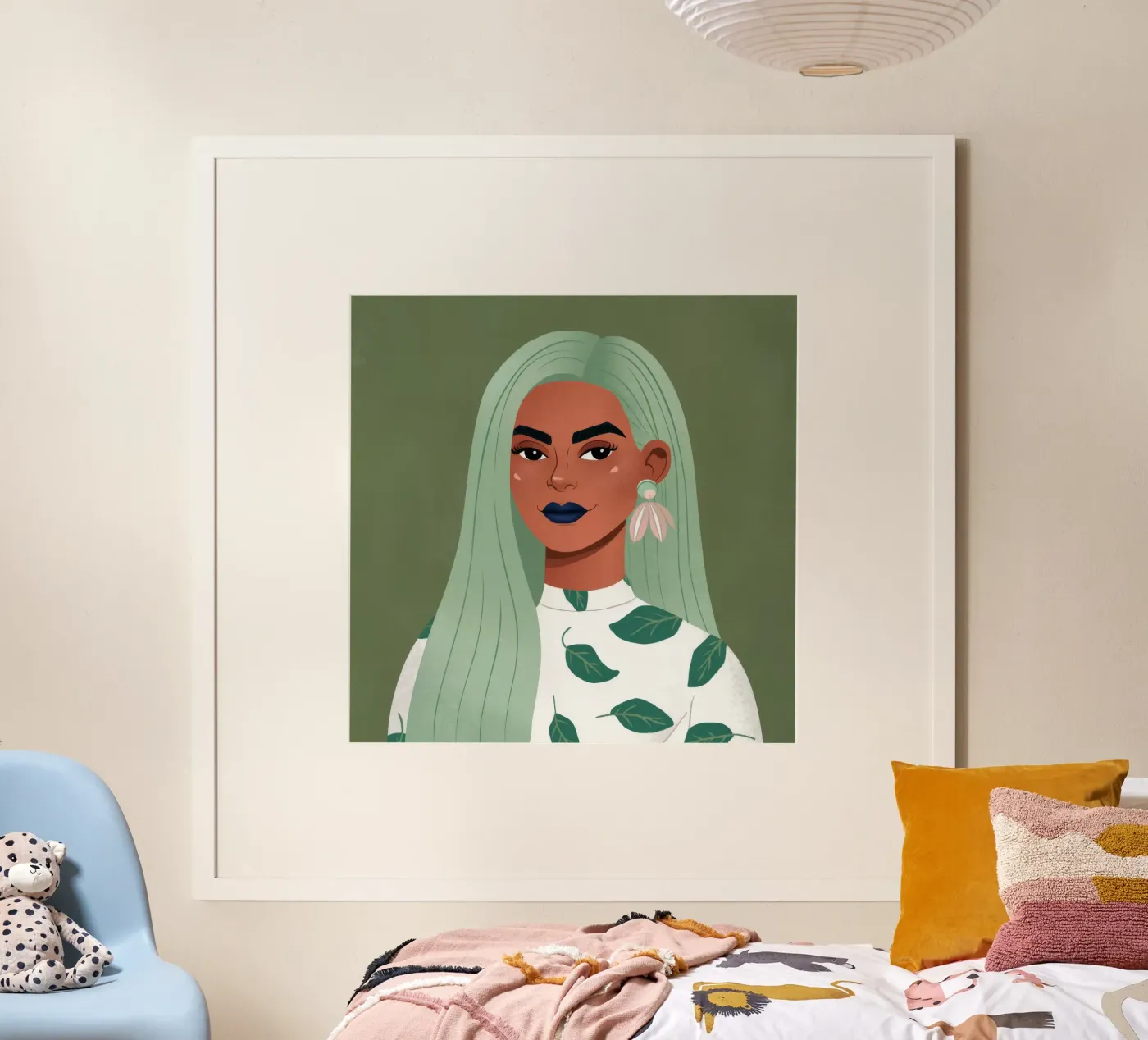 Green Elegance poster by Twilight Muse