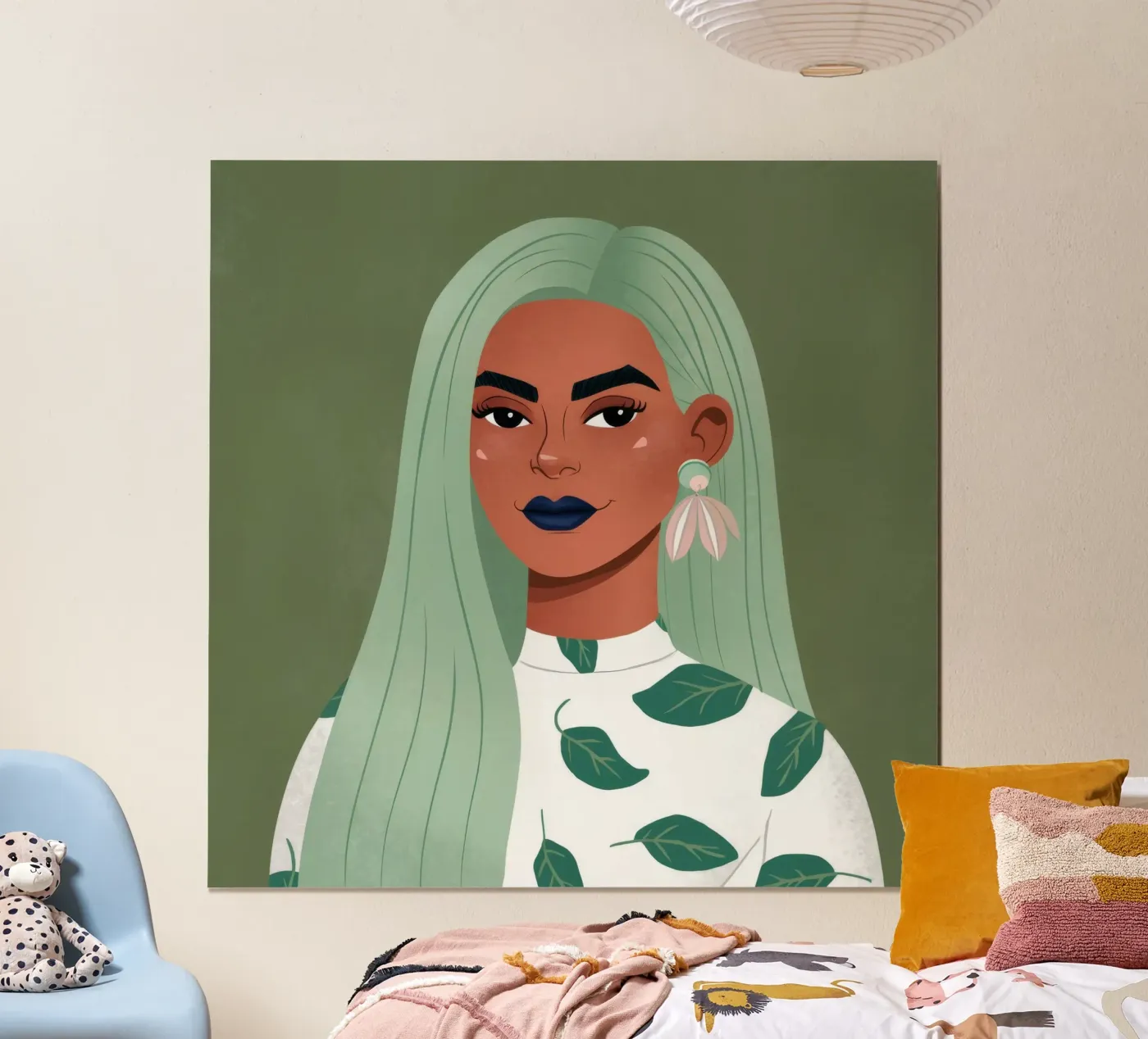 Green Elegance poster by Twilight Muse