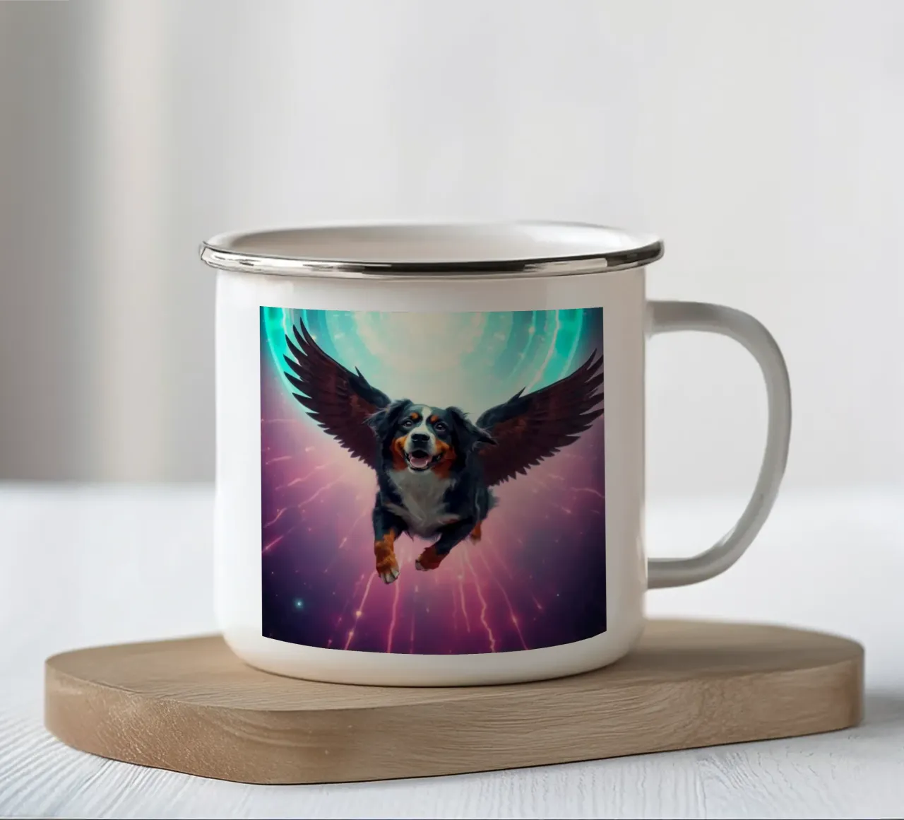 Un angelo del cielo #71 tazza in smalto da Yumis.Beargang.and.Me
