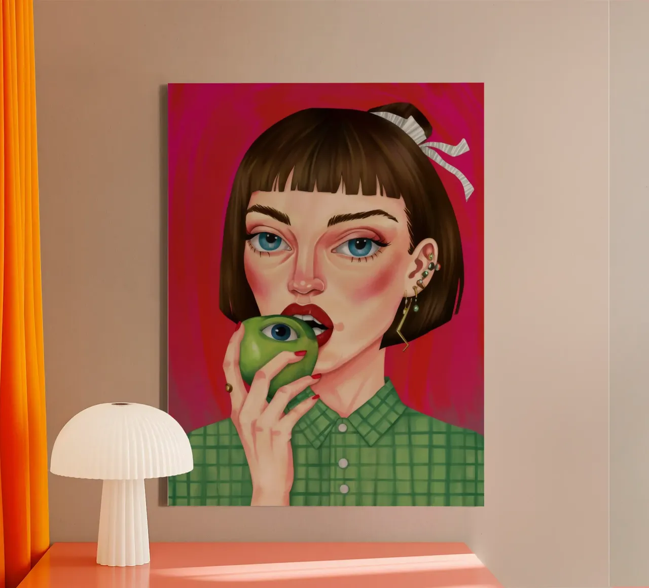 Retro-Charme Leinwand von Twilight Muse
