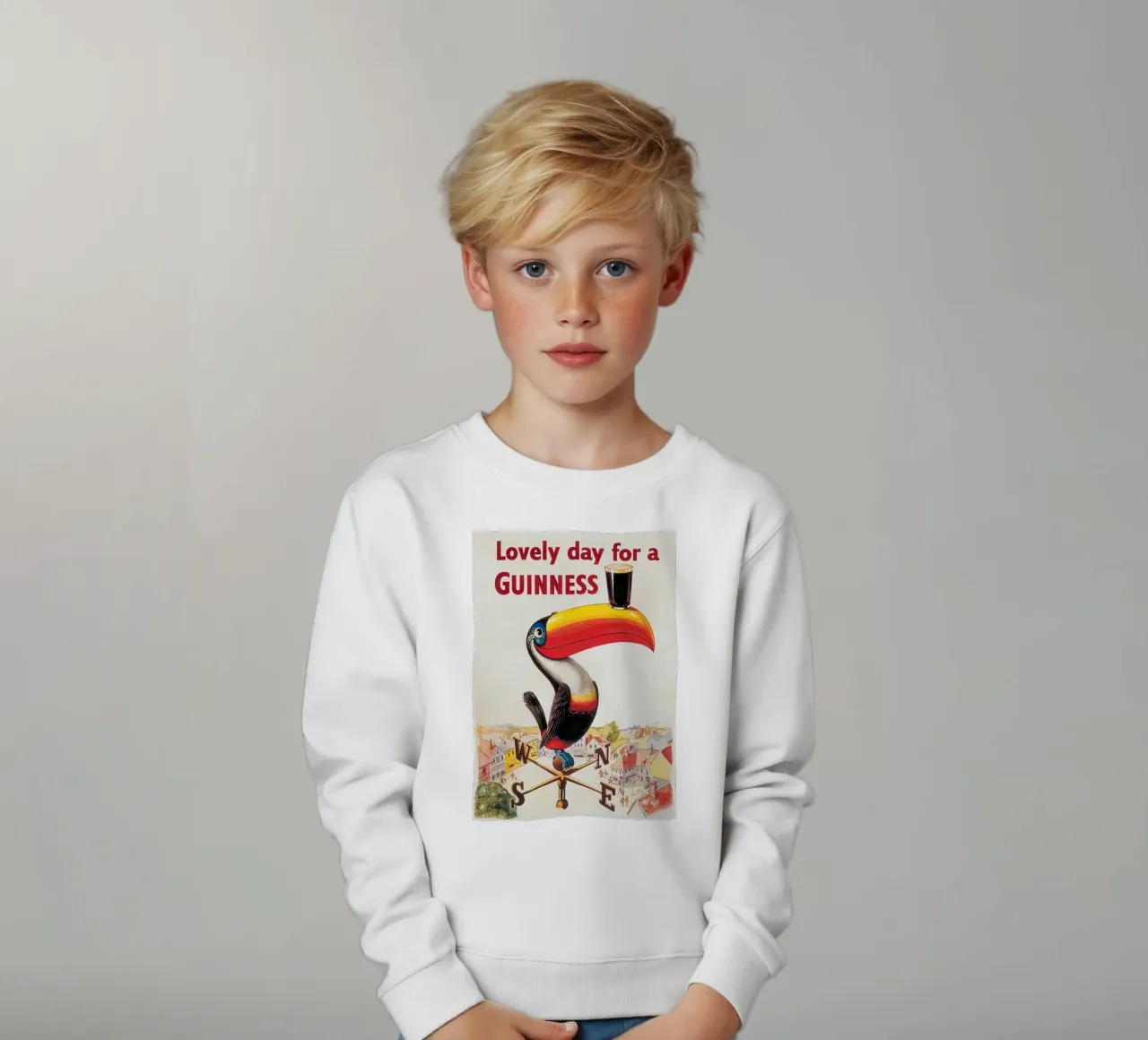 Una bella giornata per una Guinness felpa bambino da Danielshop