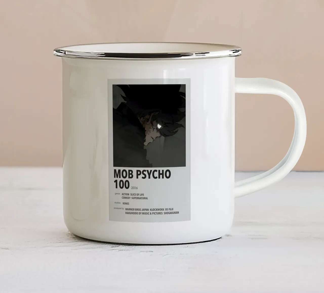 MOB PSYCHO  100  2016 tazza in smalto da Totoya