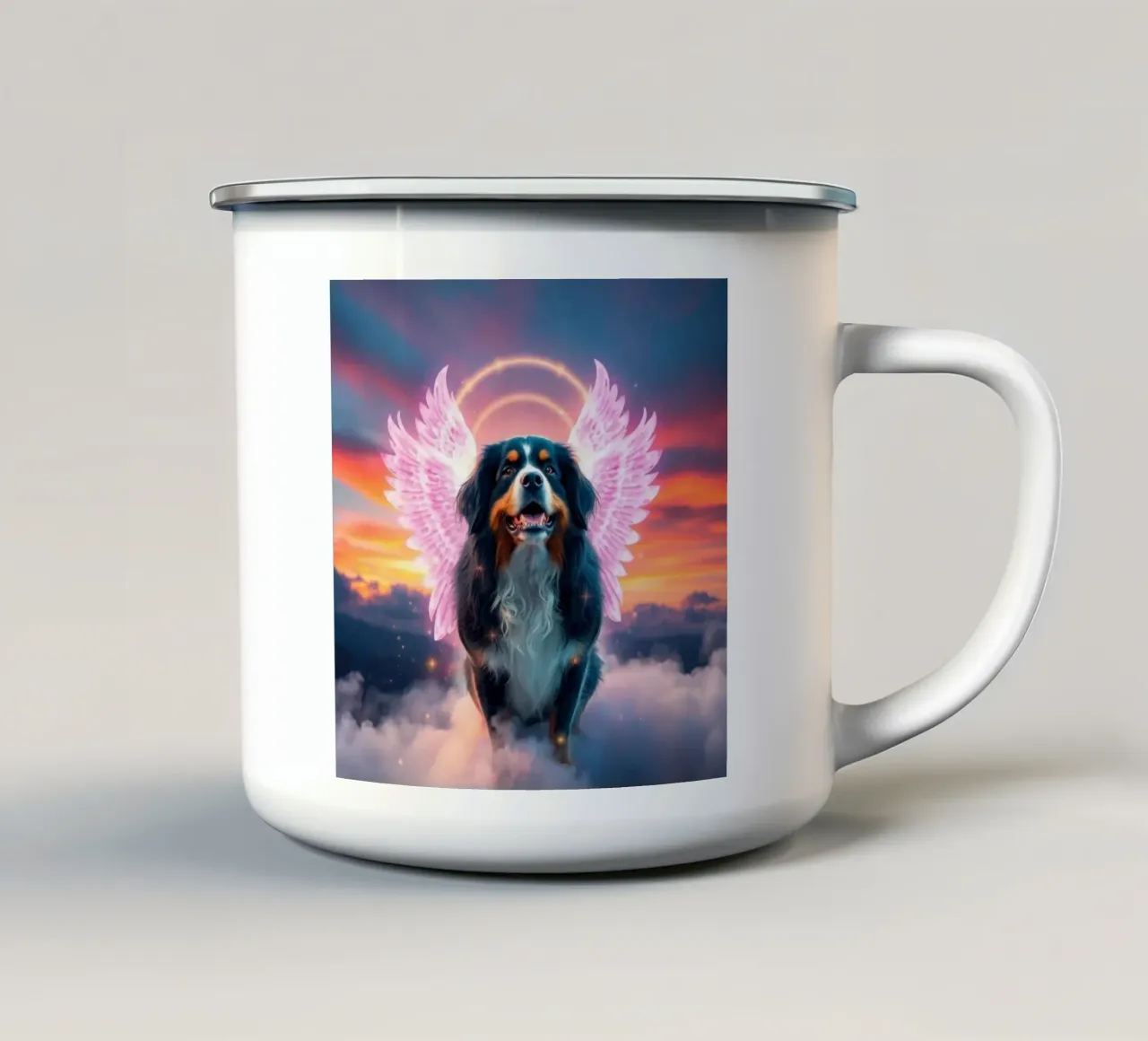 Un angelo del cielo #72 tazza in smalto da Yumis.Beargang.and.Me