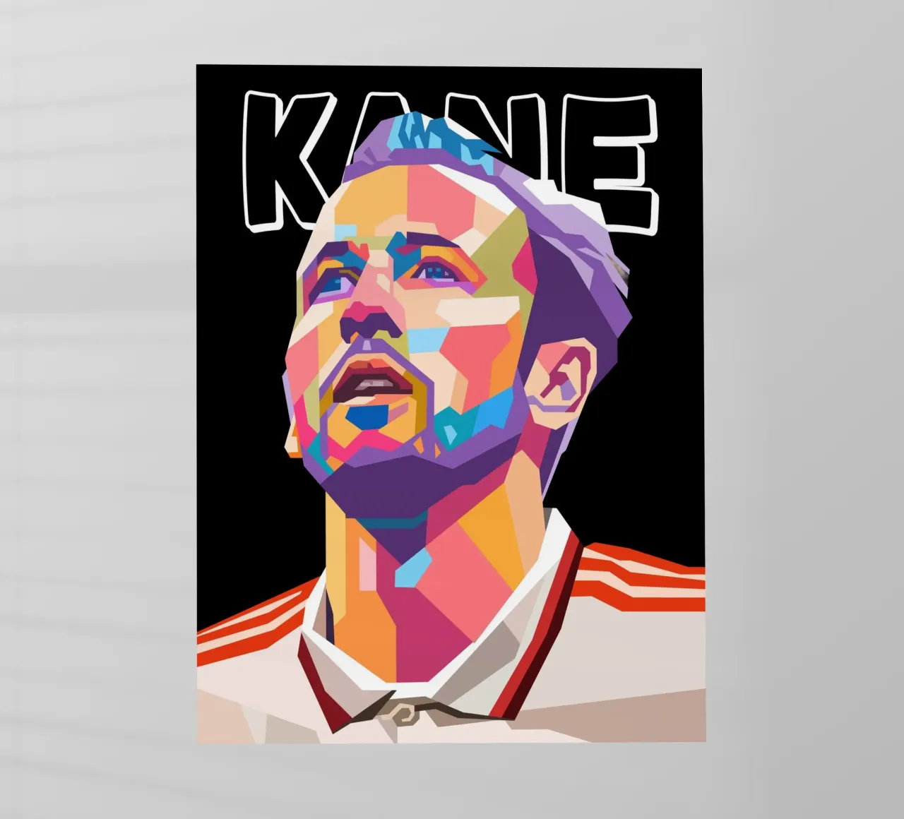 Harry Kane, giocatore di calcio simbolo pellicola backlit da Hantamrata