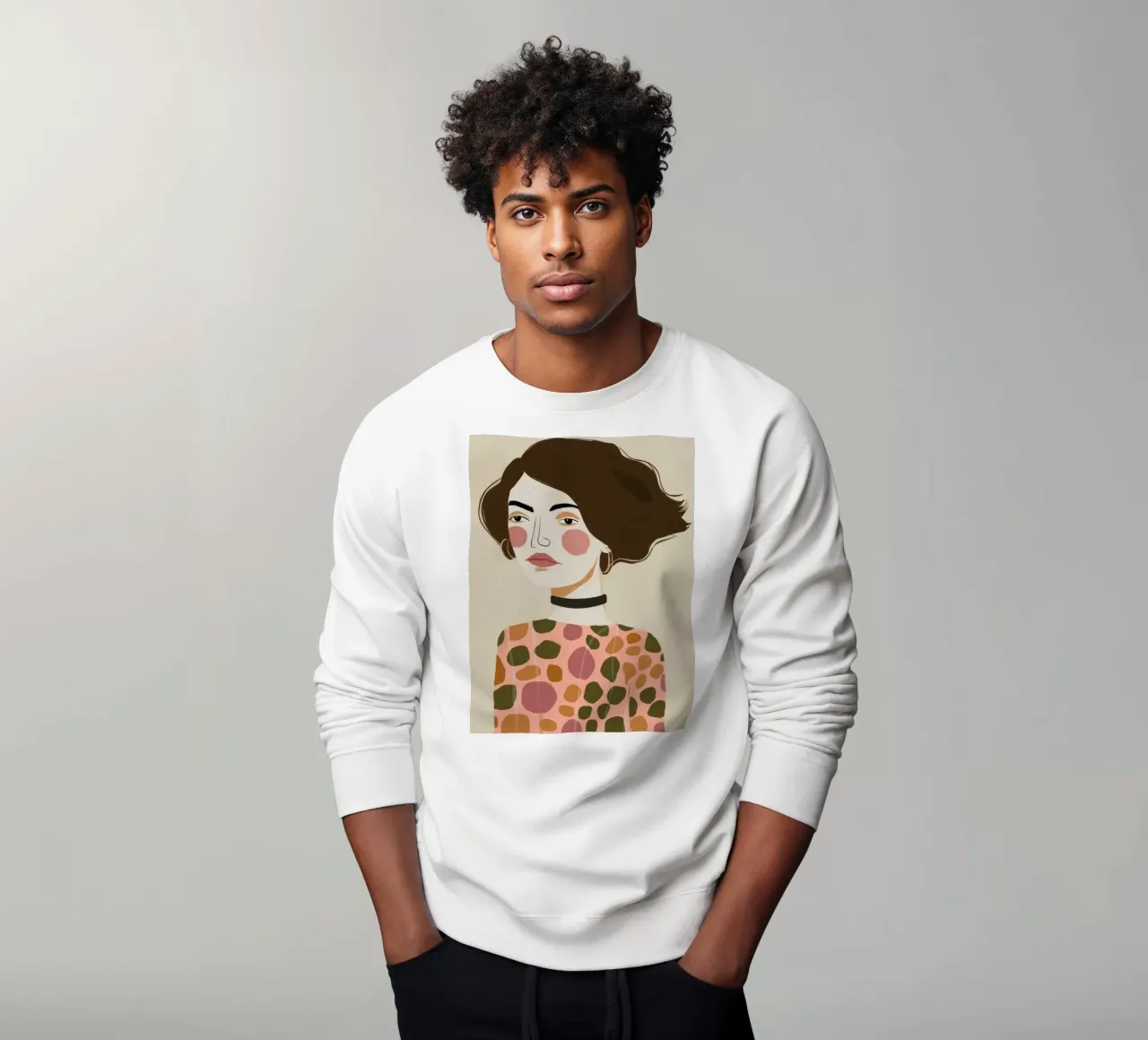 Retro Pattern Elegance felpa da Twilight Muse