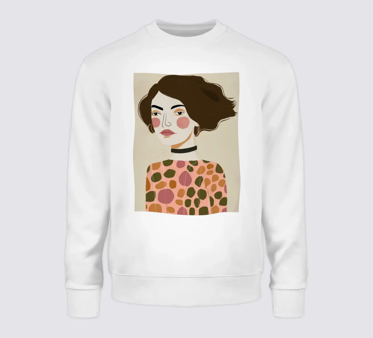Retro Pattern Elegance felpa da Twilight Muse