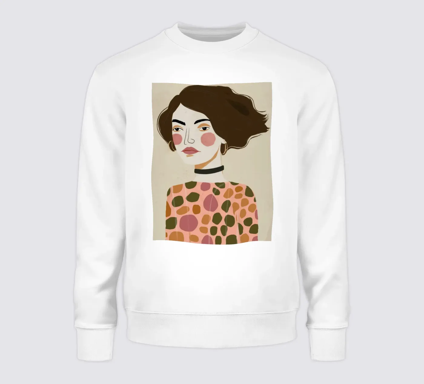 Retro Pattern Elegance felpa da Twilight Muse