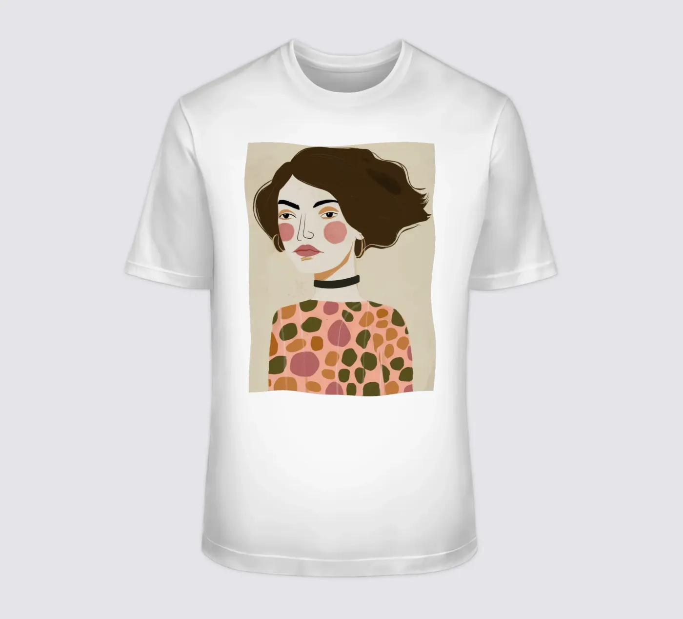 Retro Pattern Elegance t-shirt da Twilight Muse