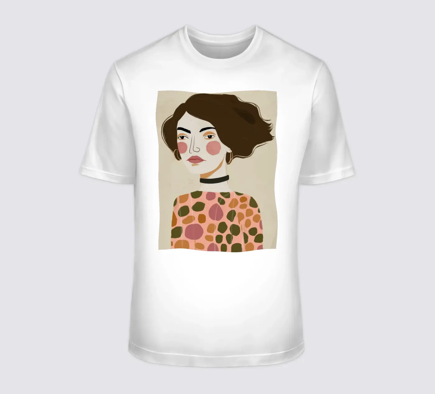 Retro Pattern Elegance t-shirt da Twilight Muse