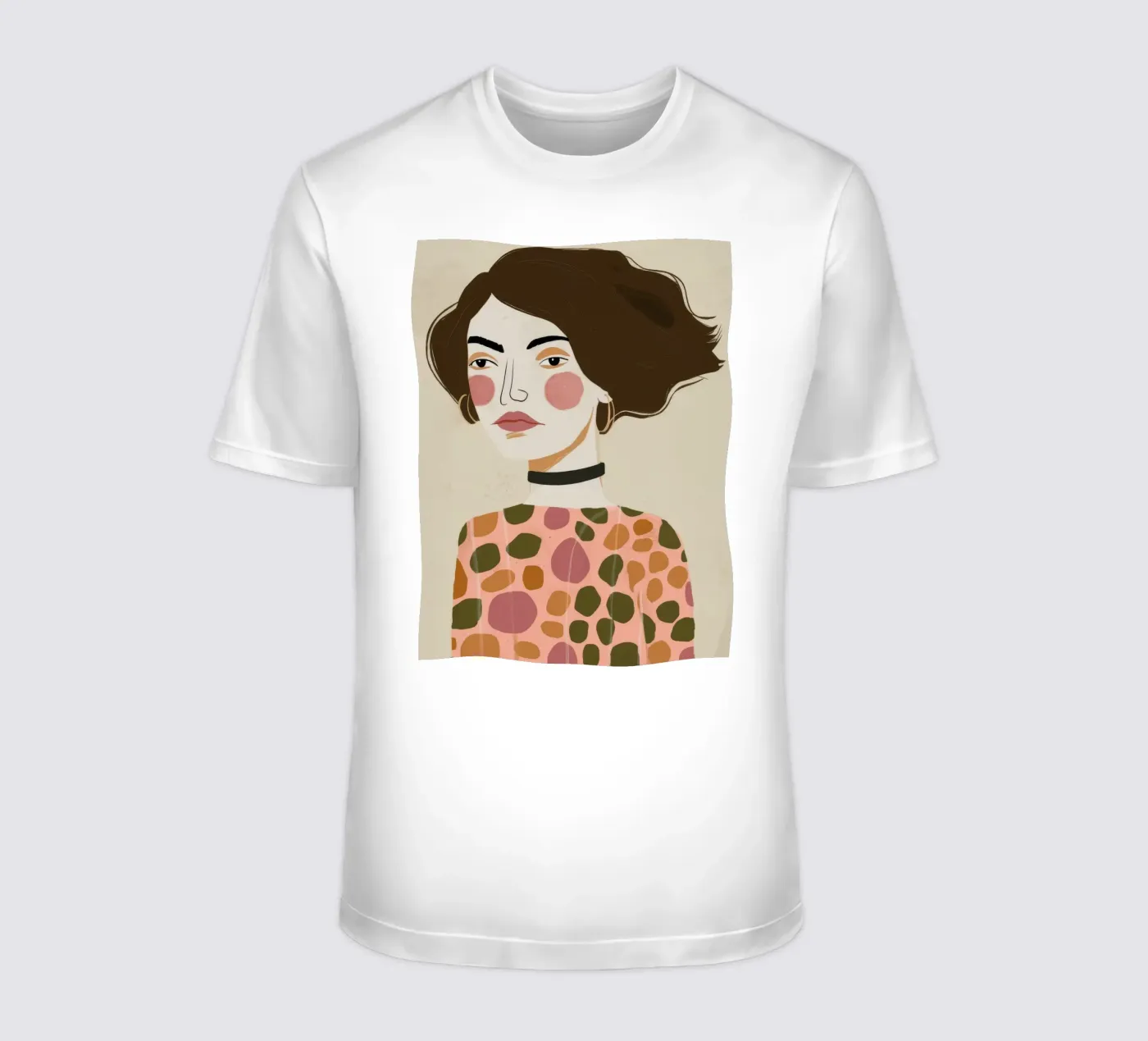 Retro Pattern Elegance t-shirt by Twilight Muse