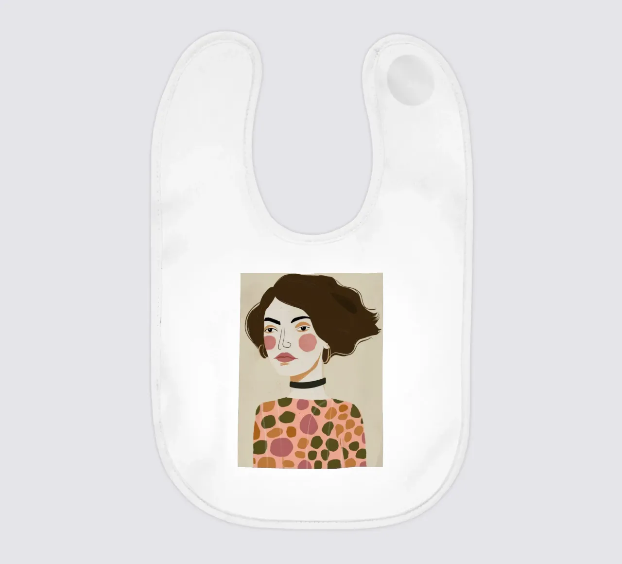 Retro Pattern Elegance bavaglino da Twilight Muse