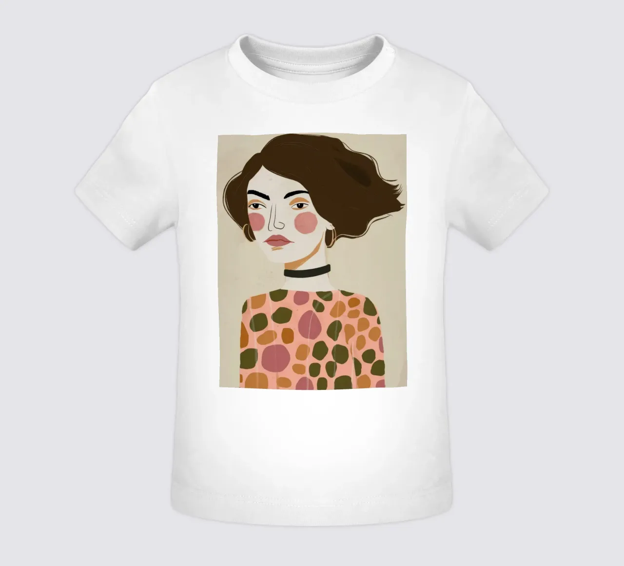 Retro Pattern Elegance maglietta neonato da Twilight Muse