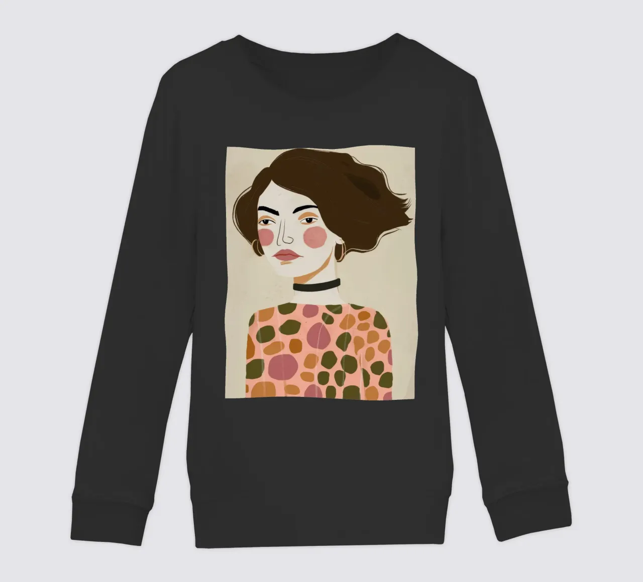 Retro Pattern Elegance felpa bambino da Twilight Muse