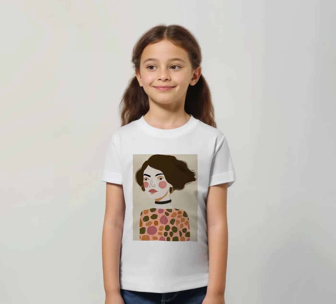 Retro Pattern Elegance Kinder T-Shirt von Twilight Muse