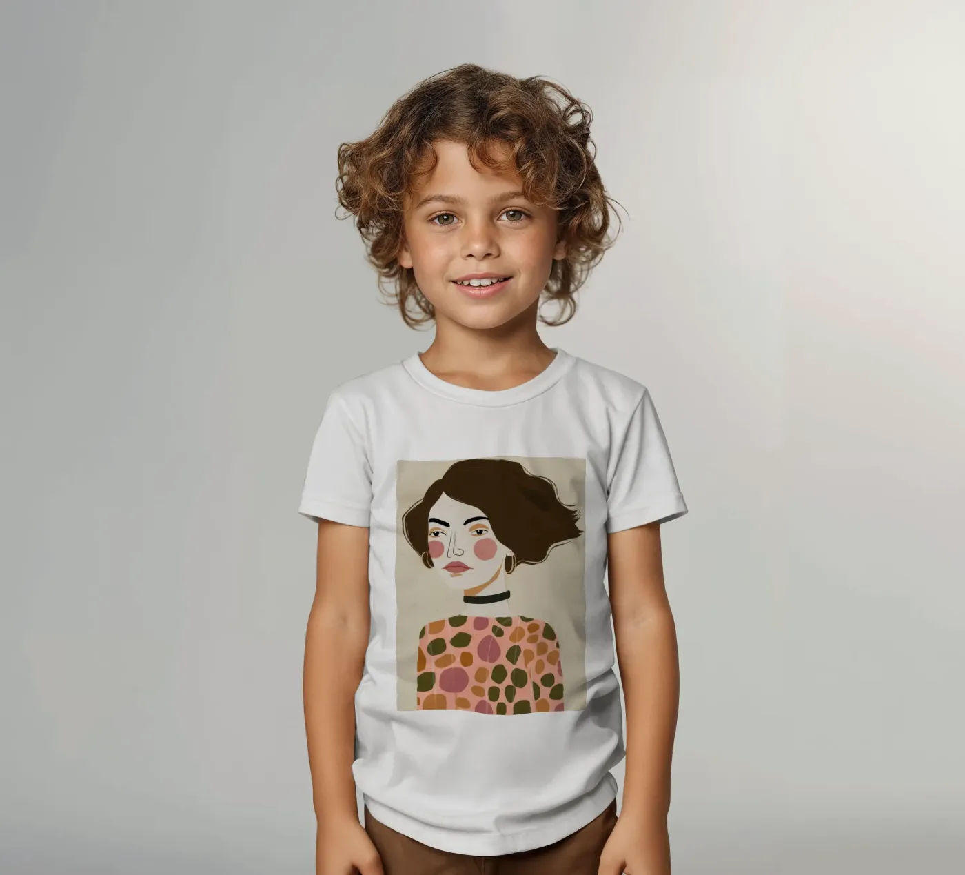 Retro Pattern Elegance Kinder T-Shirt von Twilight Muse