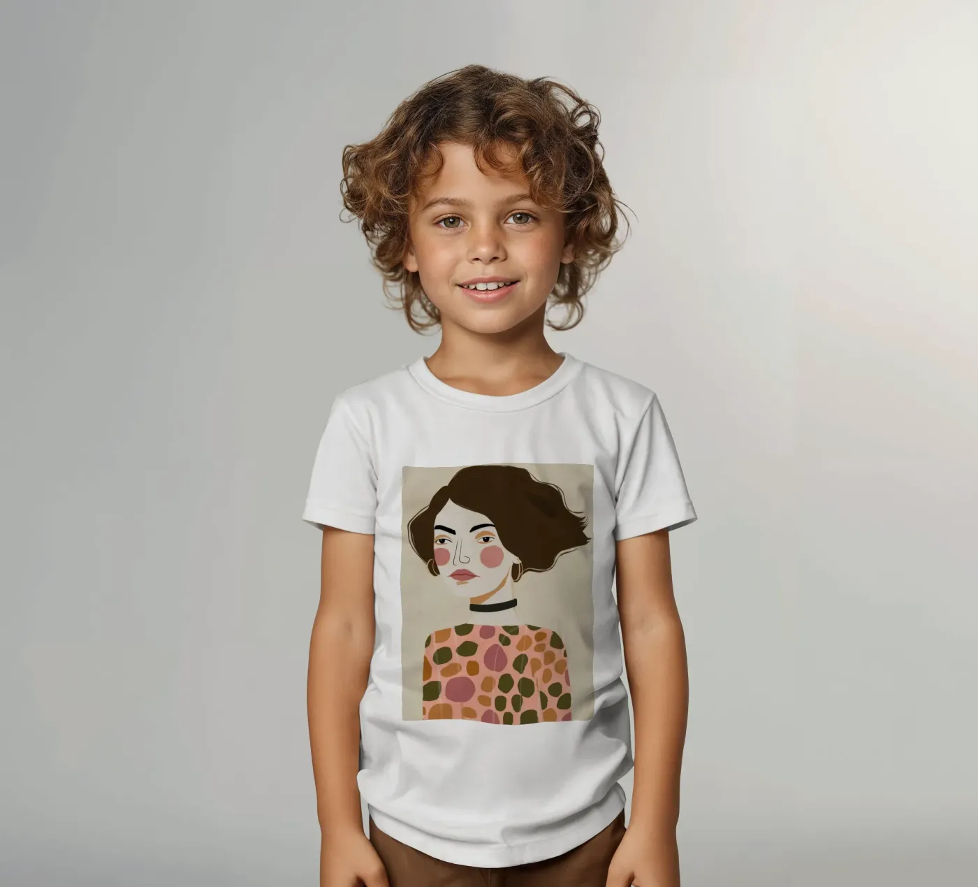 Retro Pattern Elegance t-shirt bambini da Twilight Muse
