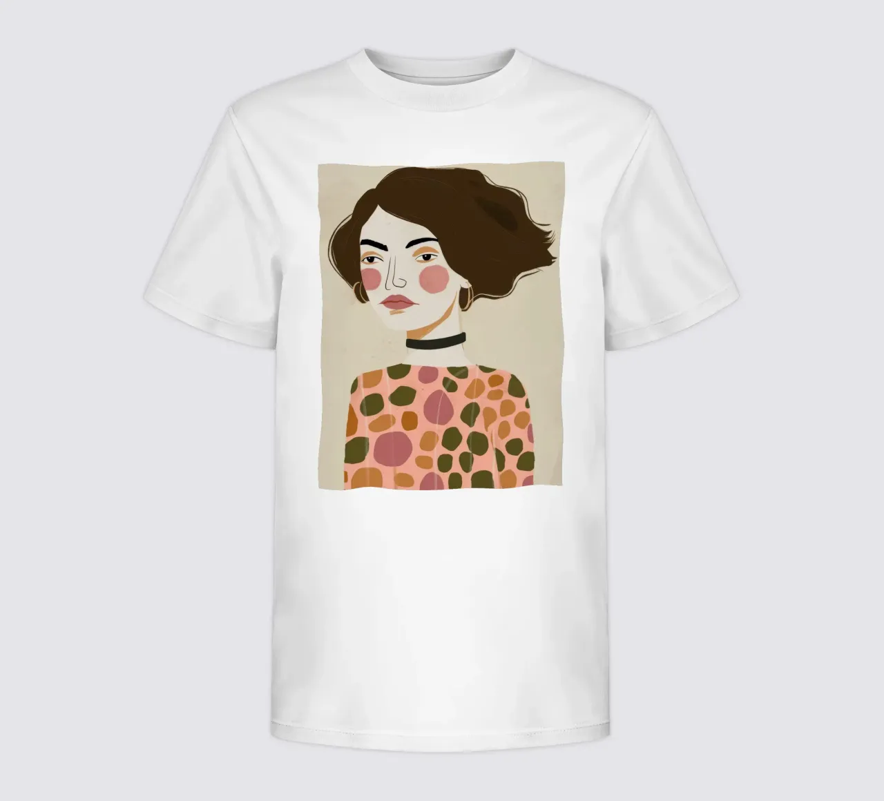 Retro Pattern Elegance t-shirt bambini da Twilight Muse