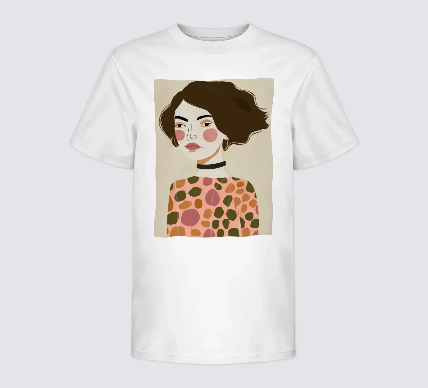 Retro Pattern Elegance Kinder T-Shirt von Twilight Muse