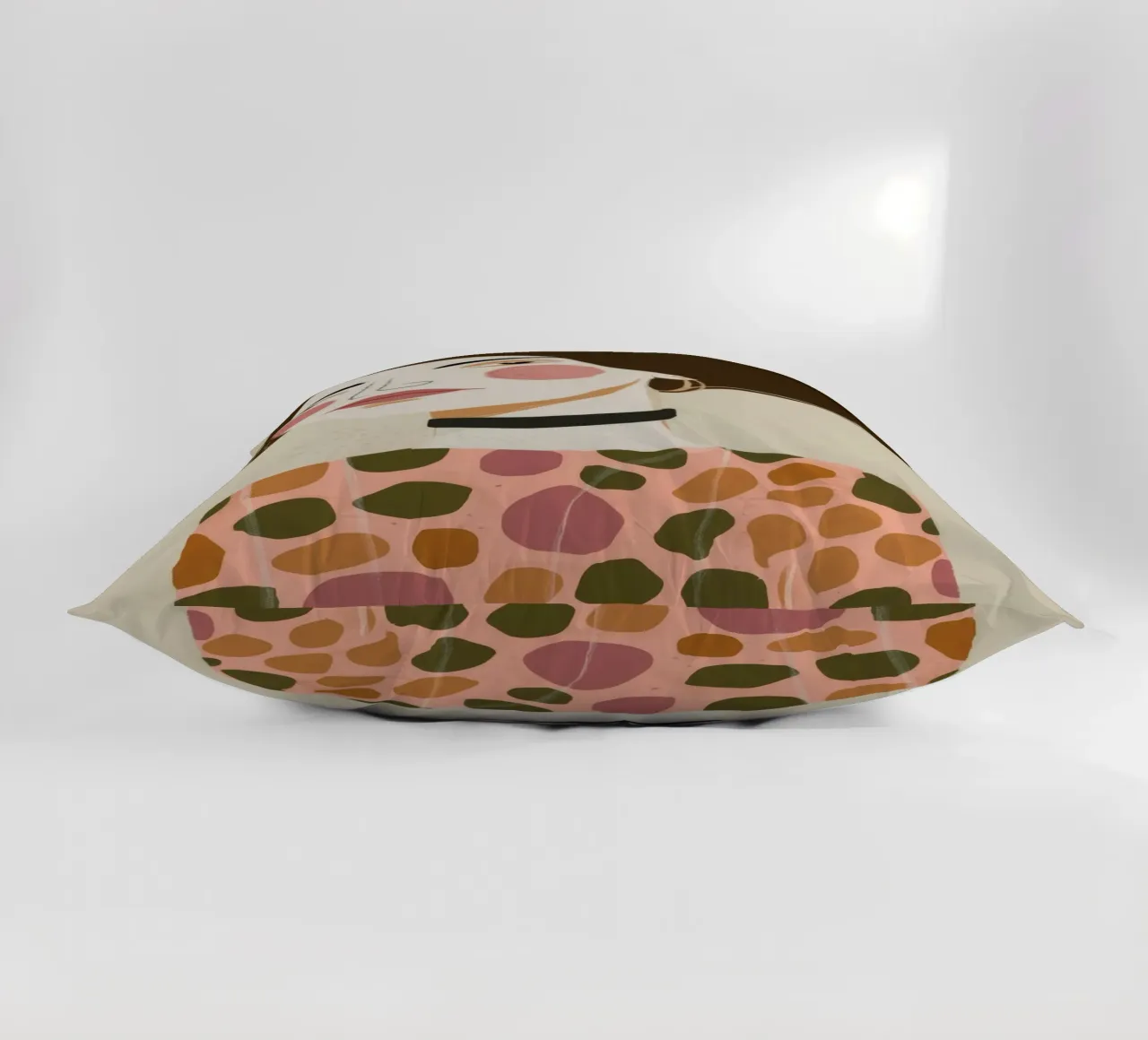 Retro Pattern Elegance cuscino da Twilight Muse