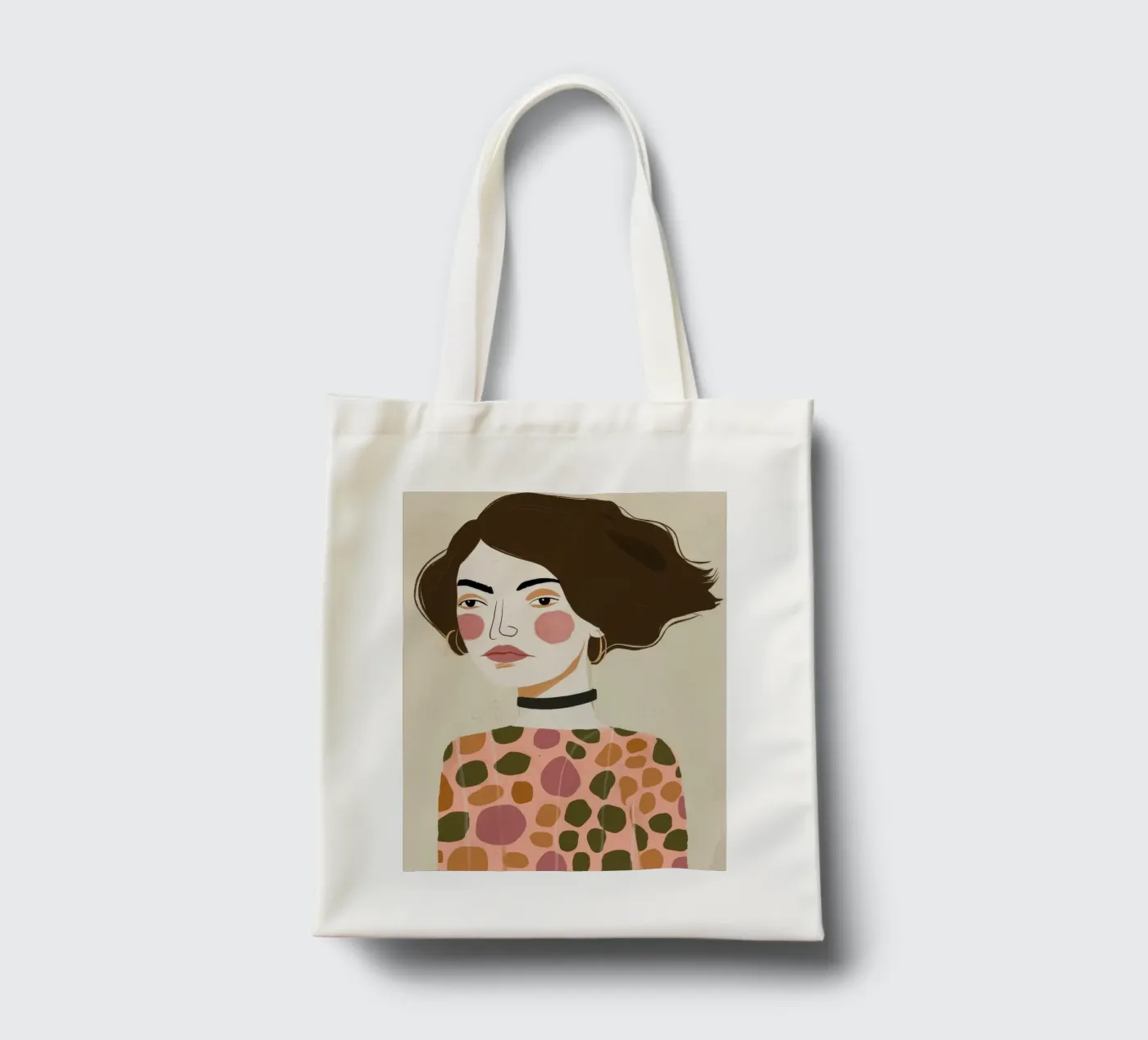 Retro Pattern Elegance tote bag by Twilight Muse