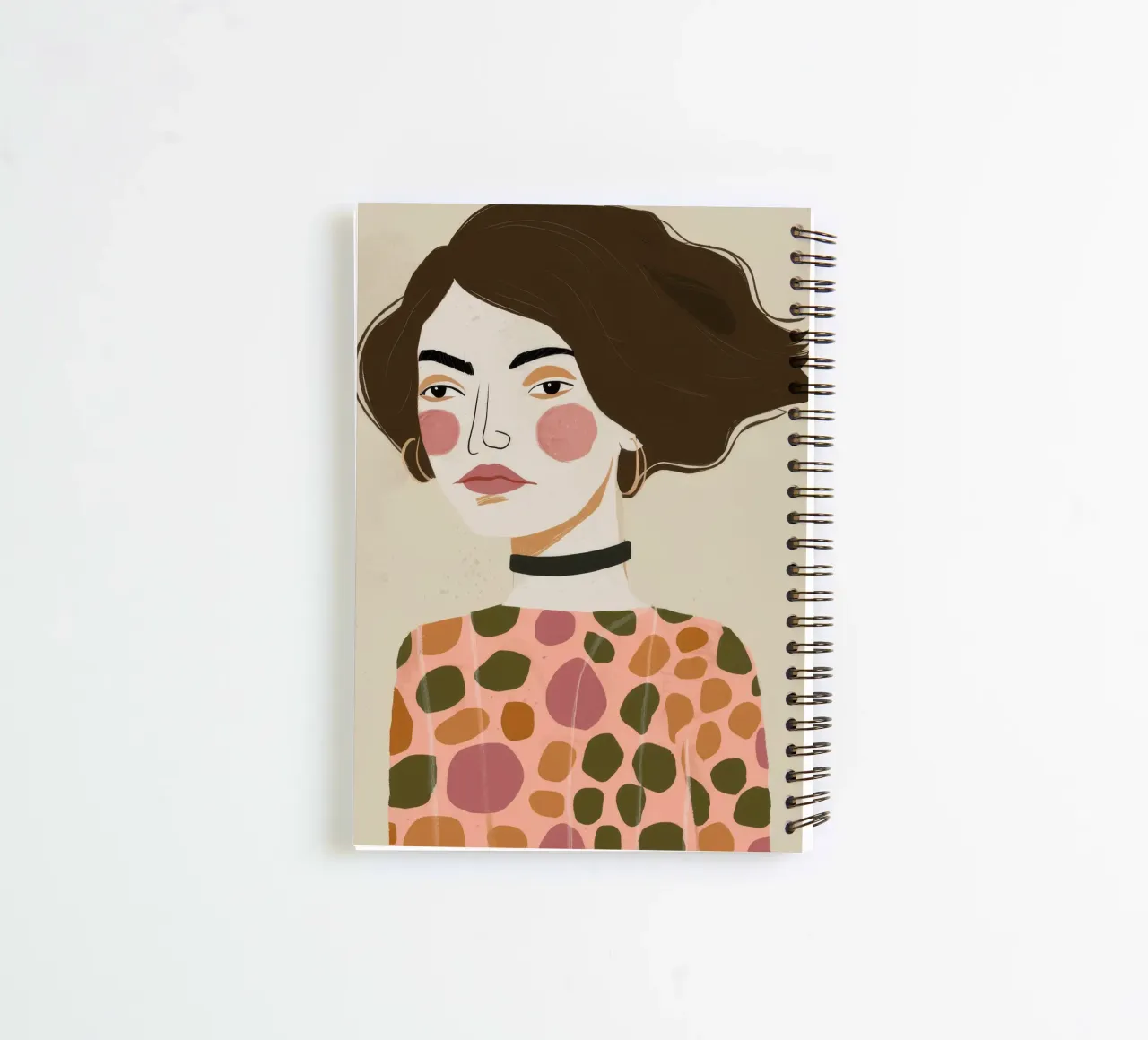 Retro Pattern Elegance diario ad anelli da Twilight Muse