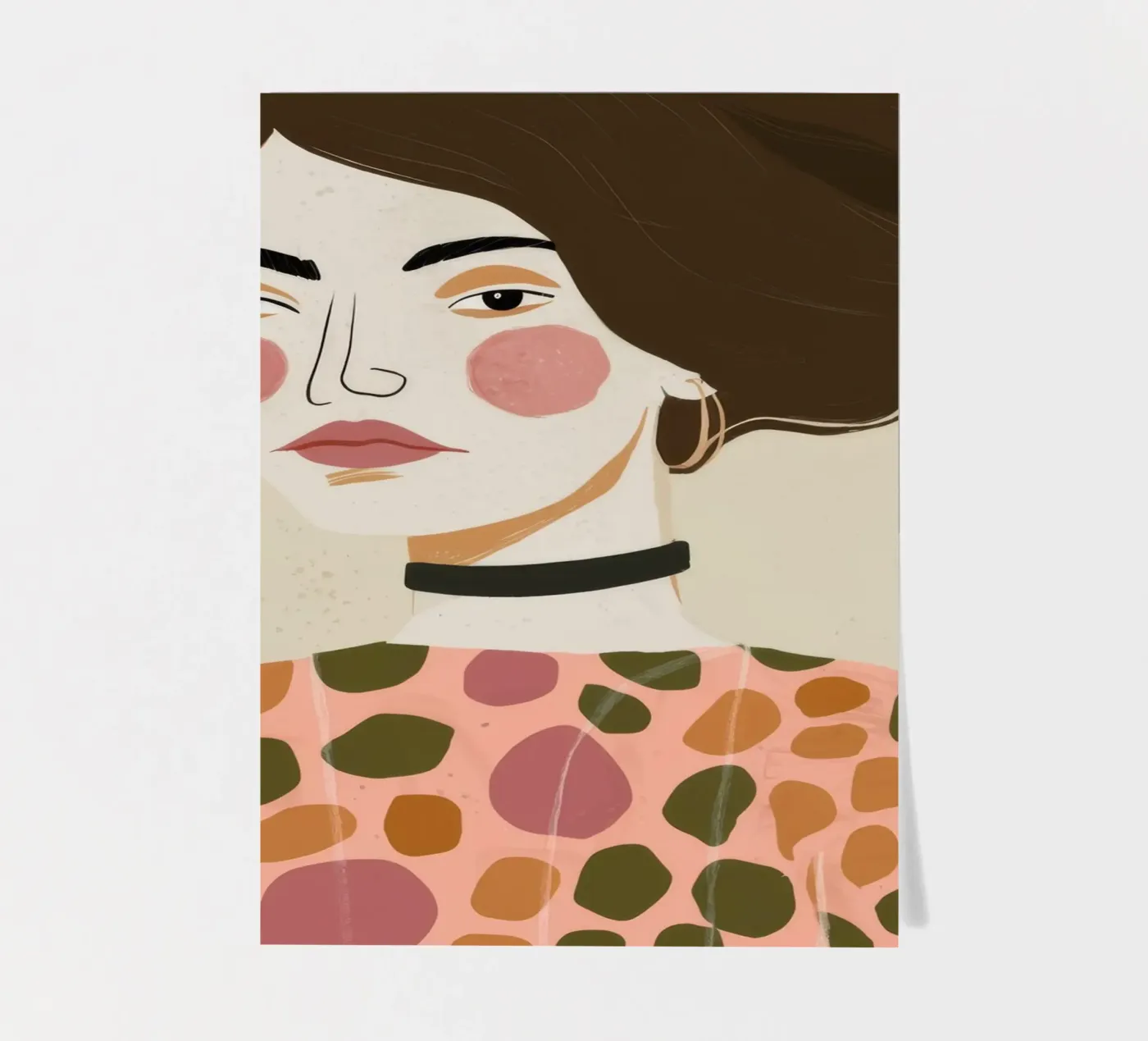 Retro Pattern Elegance Stickerbogen von Twilight Muse