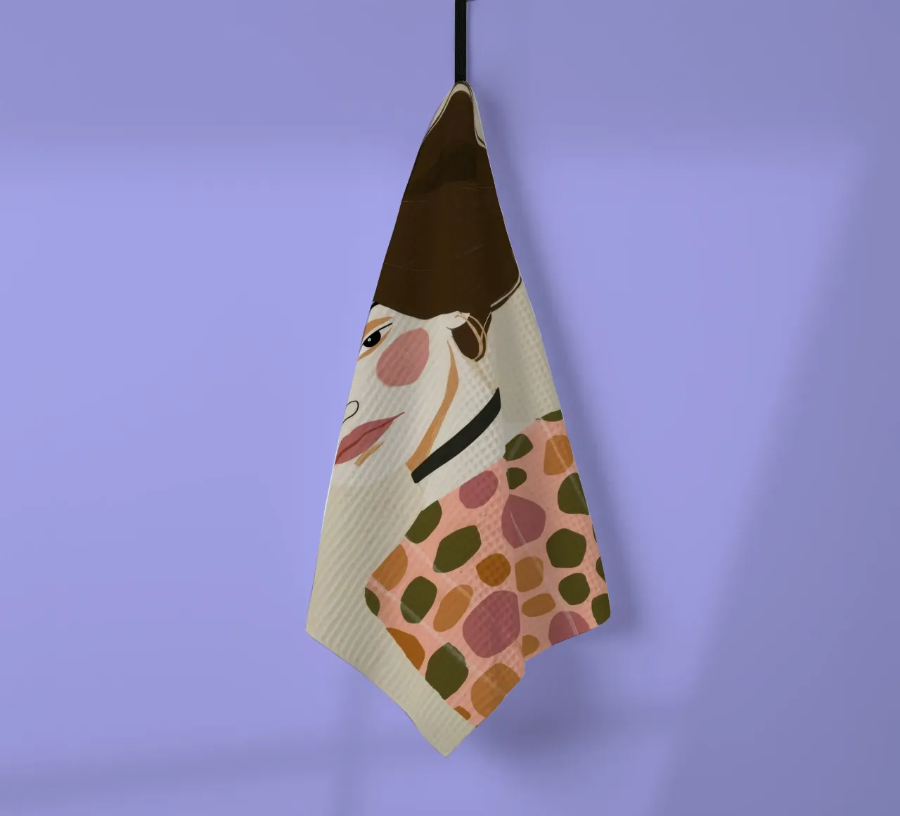 Retro Pattern Elegance canovaccio da cucina da Twilight Muse