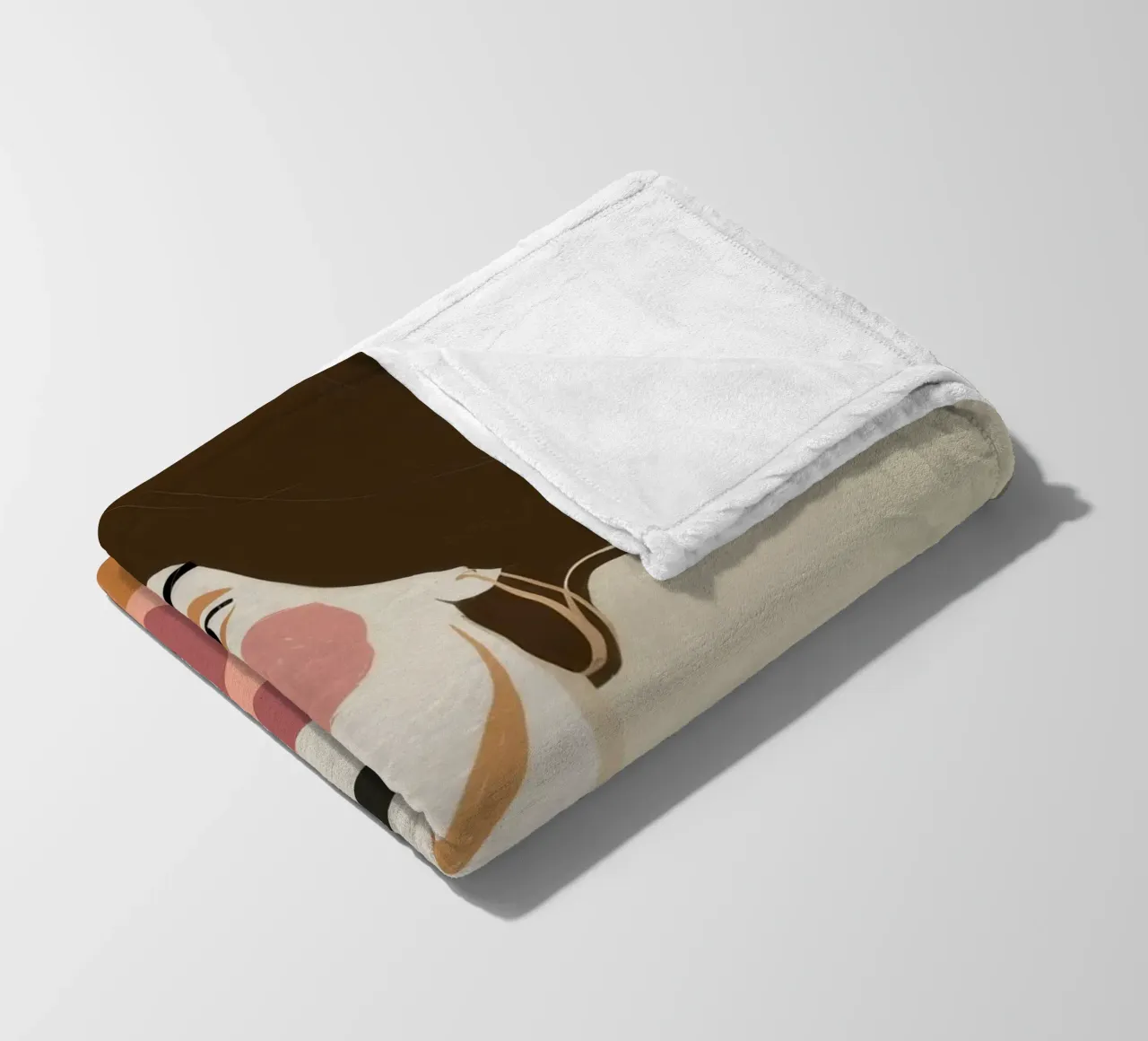 Retro Pattern Elegance coperta in pile da Twilight Muse