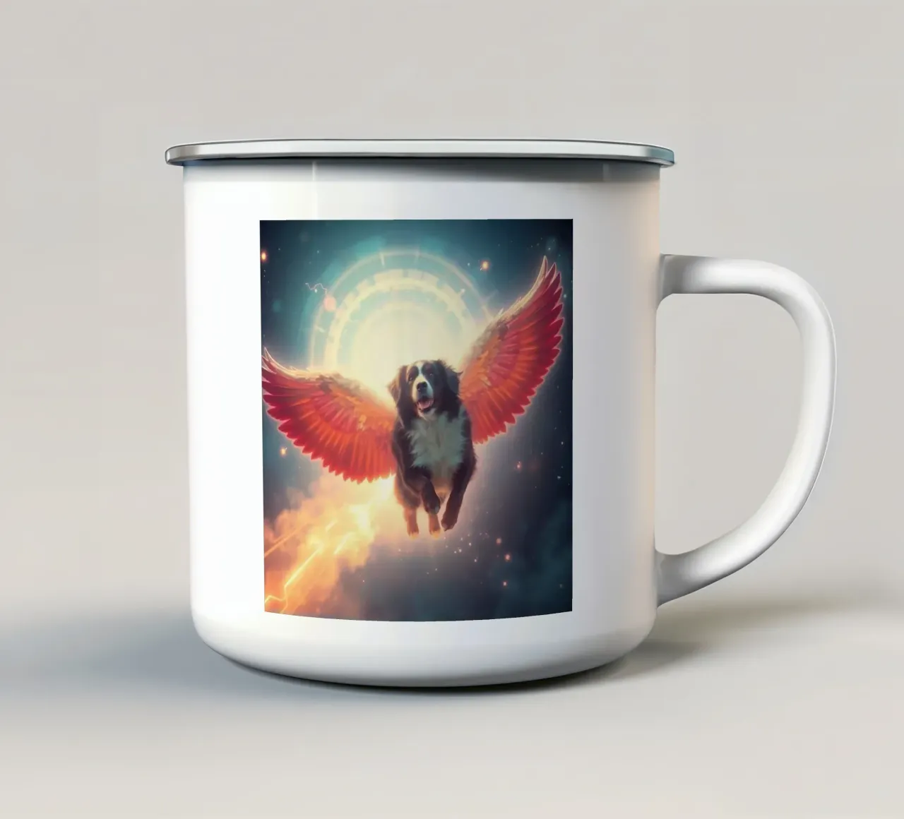 Un angelo del cielo #74 tazza in smalto da Yumis.Beargang.and.Me