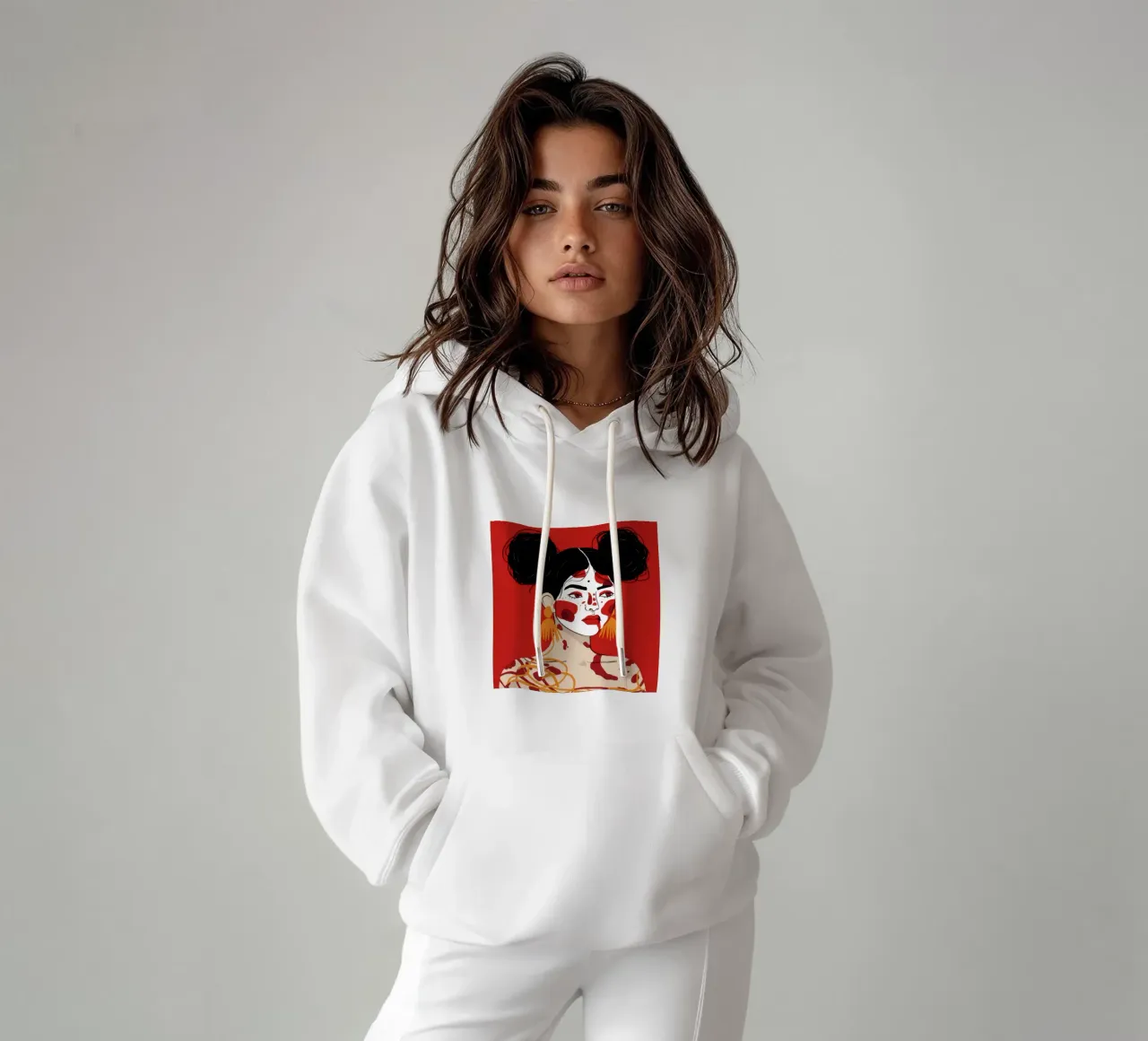 Espressione in grassetto felpa con cappuccio da Twilight Muse