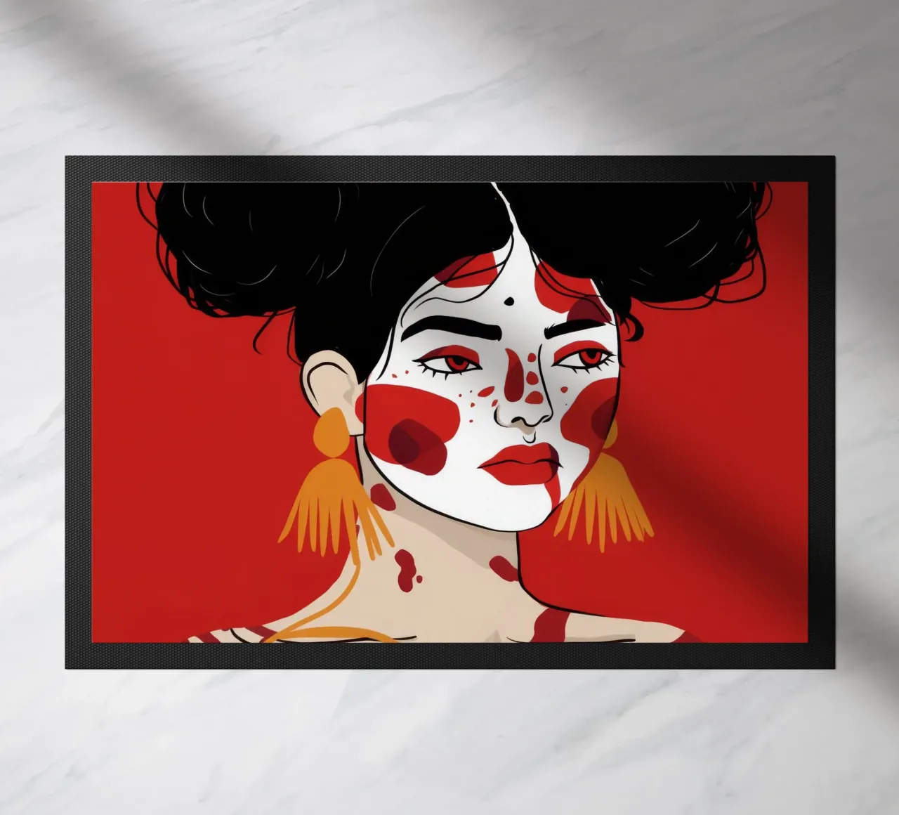 Bold Expression doormat by Twilight Muse