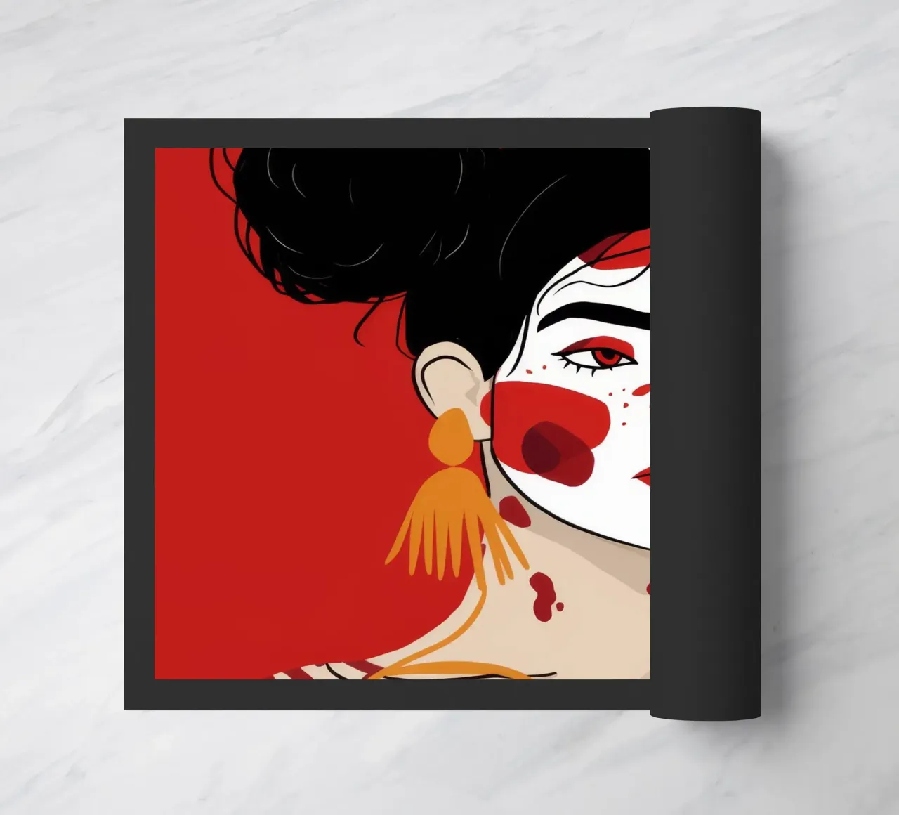 Bold Expression doormat by Twilight Muse