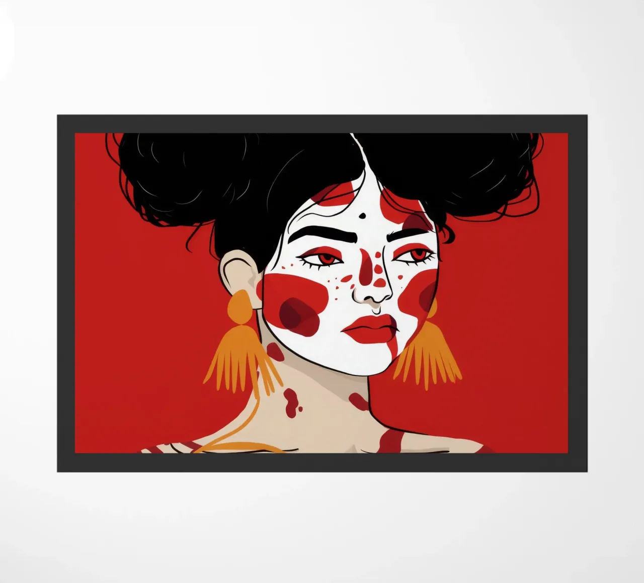 Bold Expression doormat by Twilight Muse