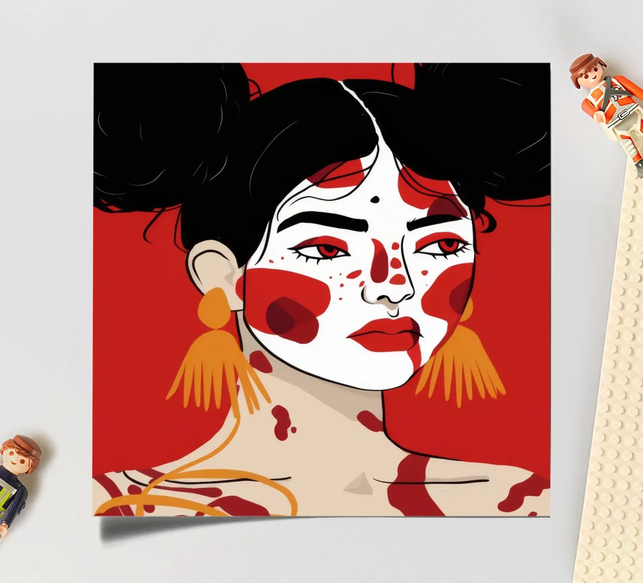 Bold Expression sticker sheet by Twilight Muse