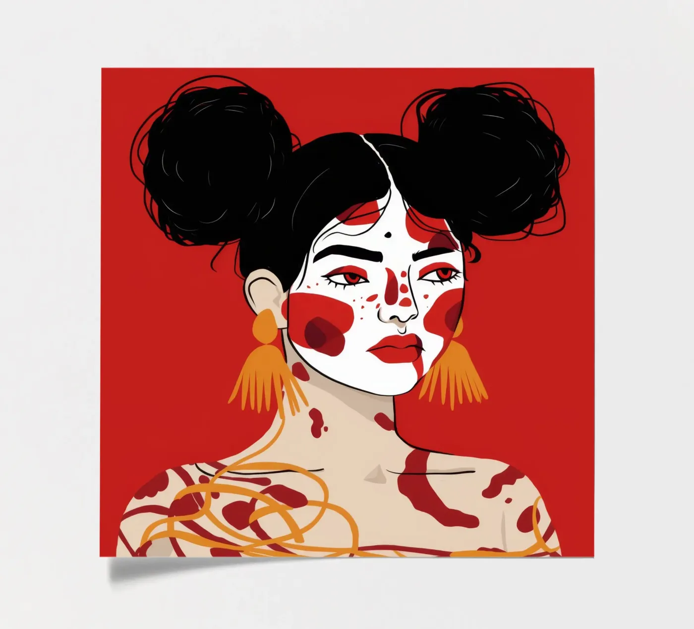 Bold Expression sticker sheet by Twilight Muse