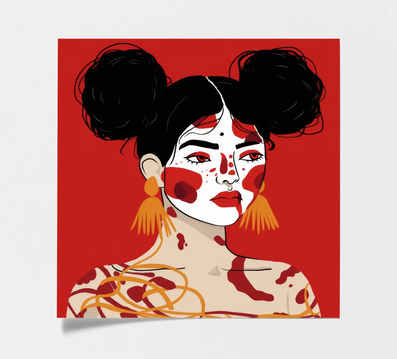 Bold Expression sticker sheet by Twilight Muse